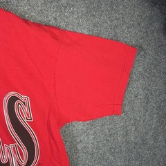 Vintage Chicago Bulls Shirt Mens Large Red 90s NBA Finals Basketball USA Sports
