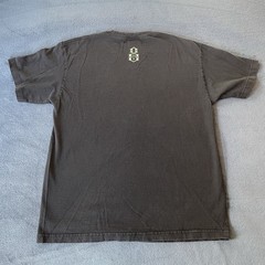 Rebel Eight Fate Waits For None Short Sleeve Black Logo T-Shirt Large