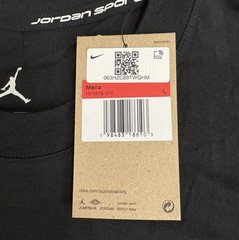 Nike Air Jordan Men’s Black T-Shirt Sz Large Jumpman 23 Logo NEW HV1876-010