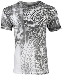 Xtreme Couture By Affliction Men’s T-Shirt Proto Metal White S-6XL
