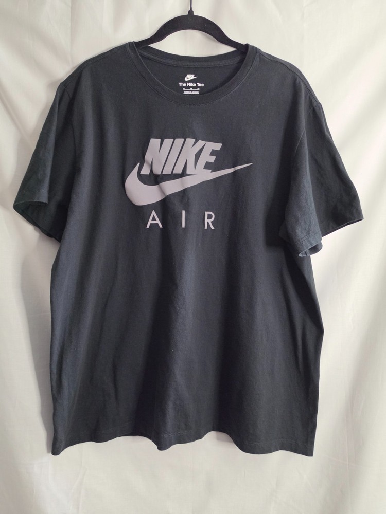Nike Air T-Shirt Men’s XL Black Graphic Logo Short Sleeve Crew Neck Tee