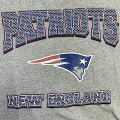 Vintage 90’s New England Patriots Shirt Single Stitch Men’s Large Tom Brady NFL