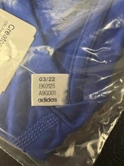 Adidas Creator LS Royal Blue T-Shirt Men’s Size M White Logo New