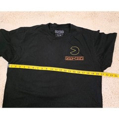 Pac-Man Graphic Tee Unisex Size XL Black Multi Short Sleeve by C-Life Group, Ltd