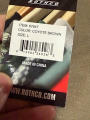 ROTHCO AR 670-1 COYOTE BROWN T-SHIRT size Large NWT