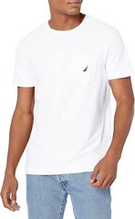 Men’s Pocket T-Shirt Casual Crew Neck Short Sleeve Solid Tee True to Size Fit