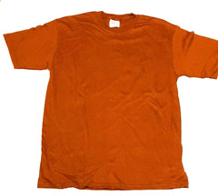 New Hanes Heavyweight Dark Orange Men’s Cotton T-Shirt-Size XL (46-48)