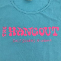 Adult Small The Hangout Music Festival Gulf Shores Alabama Blue Pink Tank Top