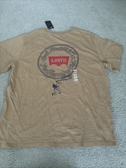 Levi’s Men’s XL Graphic Logo Quality T-Shirt Size Crew Neck Short Sleeve New
