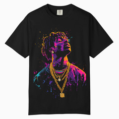 Mens Neon Urban Streetwear Tee, Comfort Colors T Shirt, Unisex Streetwear Tee