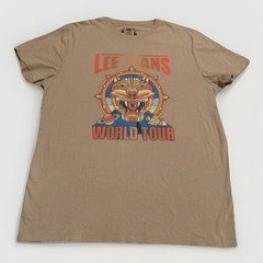 LEE JEANS WORLD TOUR Short Sleeve T-Shirt Vintage Design 100% Cotton Size L