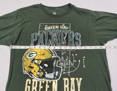NFL Team Apparel Green Bay Packers Distressed Graphic Print T-shirt Men’s M