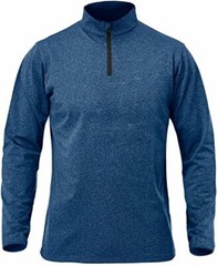 Zonbailon men’s t-shirt Stand collar zipper Polo Sports quick dry Long Sleeve