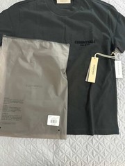 Fear of God Essentials Stretch Limo Black Short Sleeve T-Shirt Size X-Small (XS)