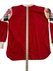 Vintage 70s 80s Yamaha Racing USA Motorcycle Motocross Jersey Red Spellout Large