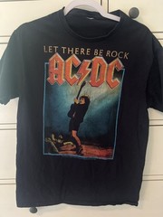 AC/DC Let There Be Rock T-Shirt – ACDC – ANGUS YOUNG Small