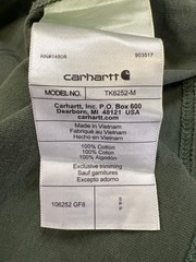 Carhartt Men’s Green Relaxed Fit Lightweight Pocket Short Sleeve Tee Shirt – S