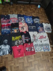 Bundle of 20 Sports Tees Vintage 80s 90s 00s and Modern Mixed Lot Mix Sizes