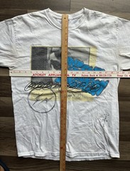 Travis Scott T-Shirt Sz Manifest Rap Fragment Collab Cactus Jack-pit stains