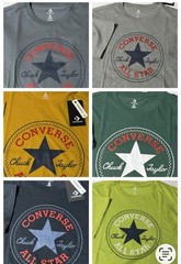 Converse Men SS Crew T-Shirt Tee “ALL STAR CHUCK TAYLOR PATCH EDITION”
