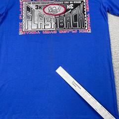 VTG Six Flags Over Texas FLASHBACK Rollercoaster Single Stitch T-Shirt Size L