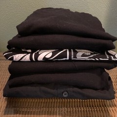6 Taco Bell Shirts, MENS Large, 1 Med, Crew neck, V-neck & Button /Employee/Work