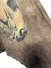 VTG The Mountain Horse Western Adult 2X Shirt Cowboy Cowgirl Country Texas Brown