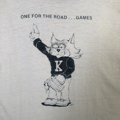 Vintage Kentucky Wildcats Shirt Mens XL White 80s Ringer Beer Parody University