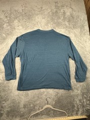 LOT OF 2 Jackson Hole Men’s 2XL Blue & Red LS Crewneck Shirts SEE DESCRIPTION