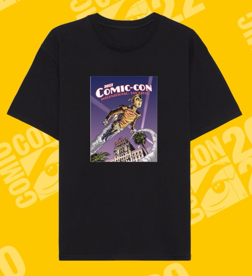 Rocketeer Rare 2022 San Diego Comic Con Shirt Black Size XXLarge