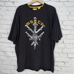Vintage Mecca Shirt Mens XXXL Black Warrior Embroidered Spellout Y2K Hip Hop
