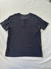 KANGOL BORN BRITISH MENS BUTTON NECK T-SHIRT L Embroidered Logo Solid