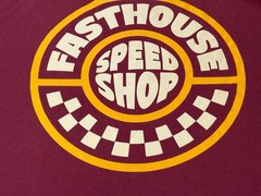 FASTHOUSE – Men’s Short Sleeve XL – EXTRA LARGE – Burgundy – F/H Speed Shop