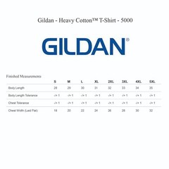 Gildan Heavy Cotton Rib Collar and Taped Neck Assorted Colors T-Shirts Pack of 6