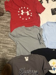 Mens Brand Name Designer T Shirt Lot Of 12 M/L UNDER ARMOR NFL HUMOR NBA