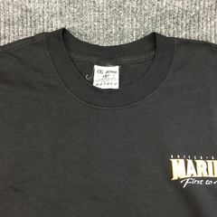7.62 Design United States Marines Shirt Men Large Black Short Sleeve First Fight