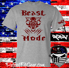 T-shirt,Beast Mode,Wolf,Exercise,Wellness,Fitness,Goal,#BeastMode,Motivation