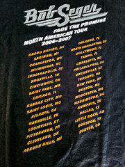 Bob Seger Face the Promise North American Tour Concert Anvil T-shirt Large READ