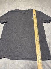 AllSaints Shirt Mens Medium Reg Fit Gray Brace Tonic Crew Tee Shirt