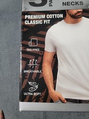 New in Box Bobcat 5 Pack Men’s Crew Neck Premium Cotton Classic Fit T-Shirt Sm