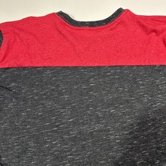 Sons Of Anarchy T Shirt Men’s Medium Red Black Skull Long Sleeve Cotton Graphic