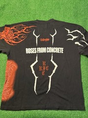 Civil Regime x Jujutsu Kaisen Cursed Rose Graphic Oversized Tee Black Red Large