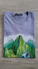 Peruvian Designs T Shirt Unisex Size S ** Machu Picchu Alien – Peruvian Cotton