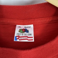 VTG Single Stitch Graphic Tee XL Red Fruit of the Loom T Shirt Southwest Tribal