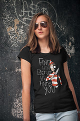 Where’s Waldo? T-Shirt Unisex Funny Horror Adult Halloween Sizes Fall New