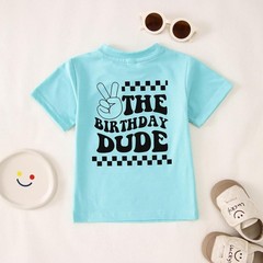 Boy Shirt Birthday Dude Tshirt 2nd 3rd 4th 5th 6th 7th 8th