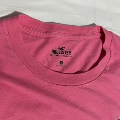 Hollister Shirt Mens Medium Hot Pink Must Have Collection Beach Surf Outdoor Y2K