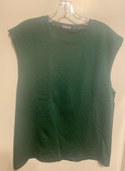 Mens Sleeveless Bodybuilding Fitness Muscle Sport Tank Size Medium Green NWOT