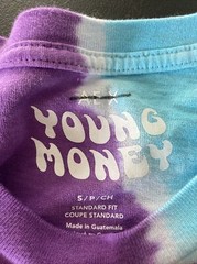 Young Money x American Eagle Shirt Men Sz S Graphic Tie Dye Tee Shirt AE NWOT