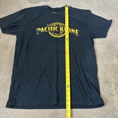 Pacific Stone black & yellow graphic t-shirt men’s sz L